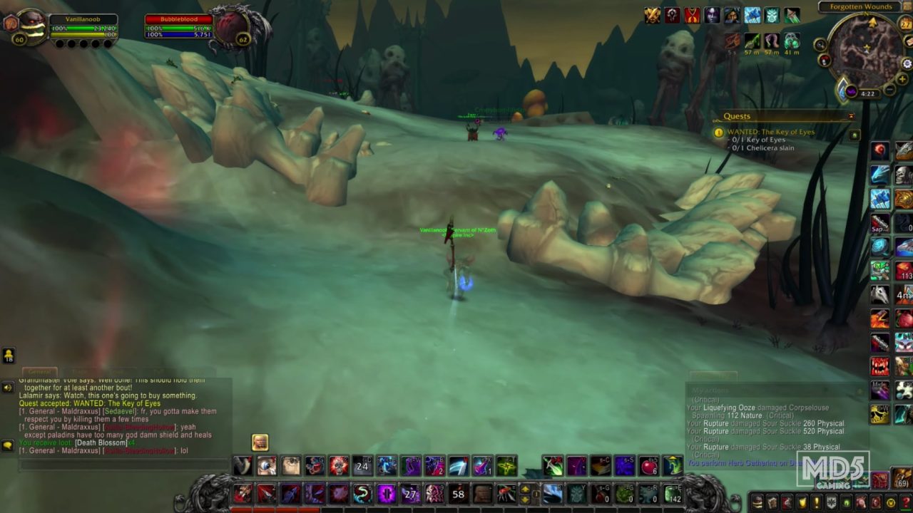 Exploring Maldraxxus Zone – WoW Shadowlands – Kyrian – Horde Subtlety Rogue – PvE Gameplay – Video