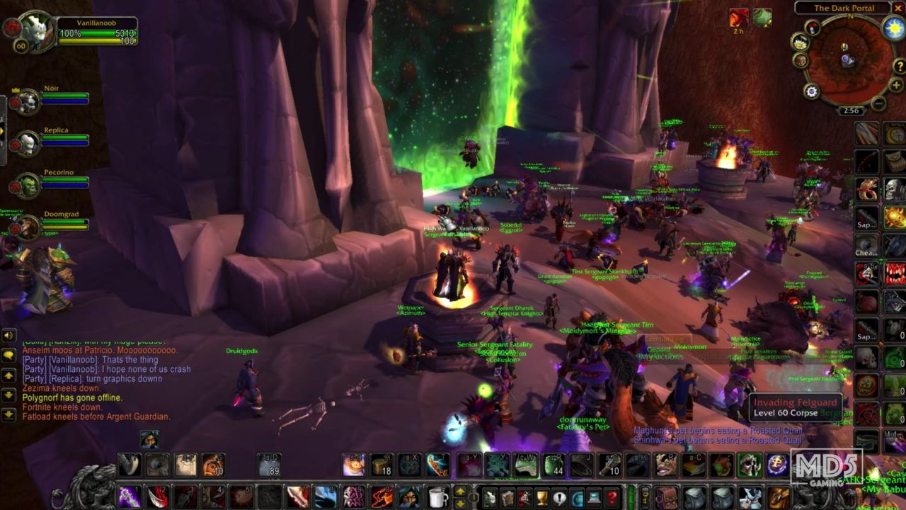 The Burning Crusade Classic Launch Day – Dark Portal – World of Warcraft TBC – Video